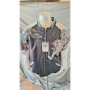 Koisea Four Creatures Sukajan Souvenir Jacket - Med/Black Brand New With Tags